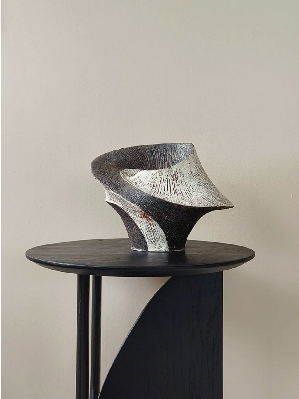 Abstract Sculptural Ceramic Vase - image 2