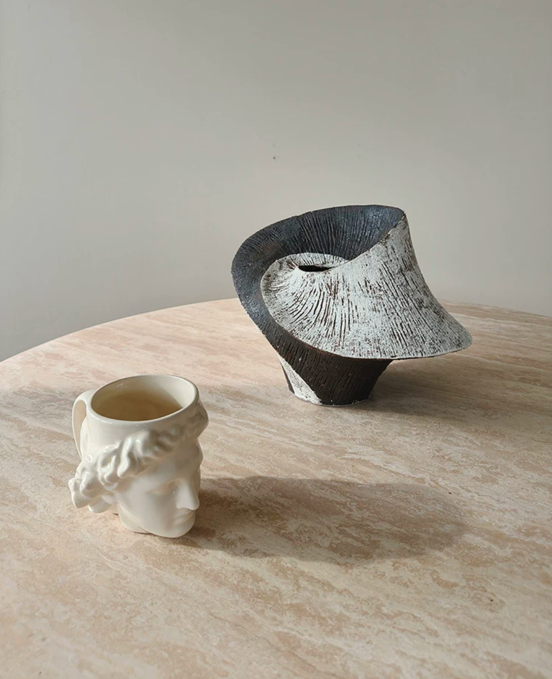 Abstract Sculptural Ceramic Vase