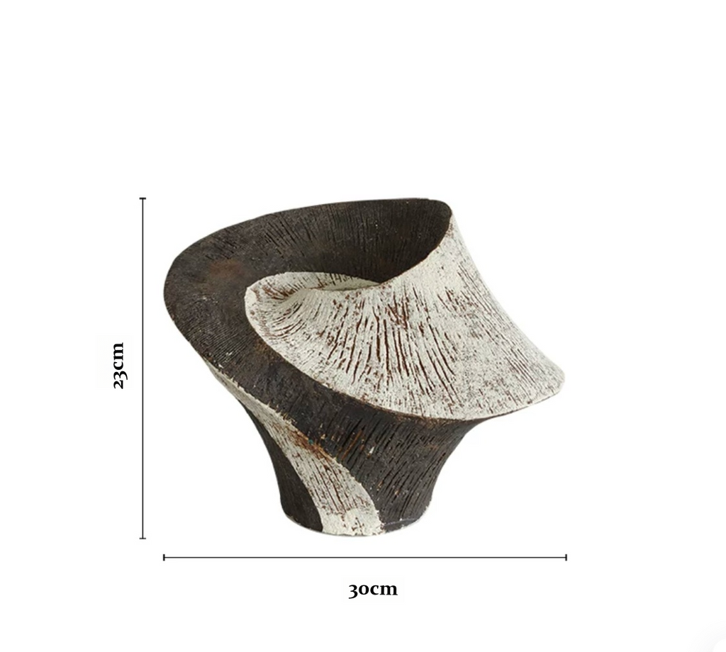 Abstract Sculptural Ceramic Vase - image 5