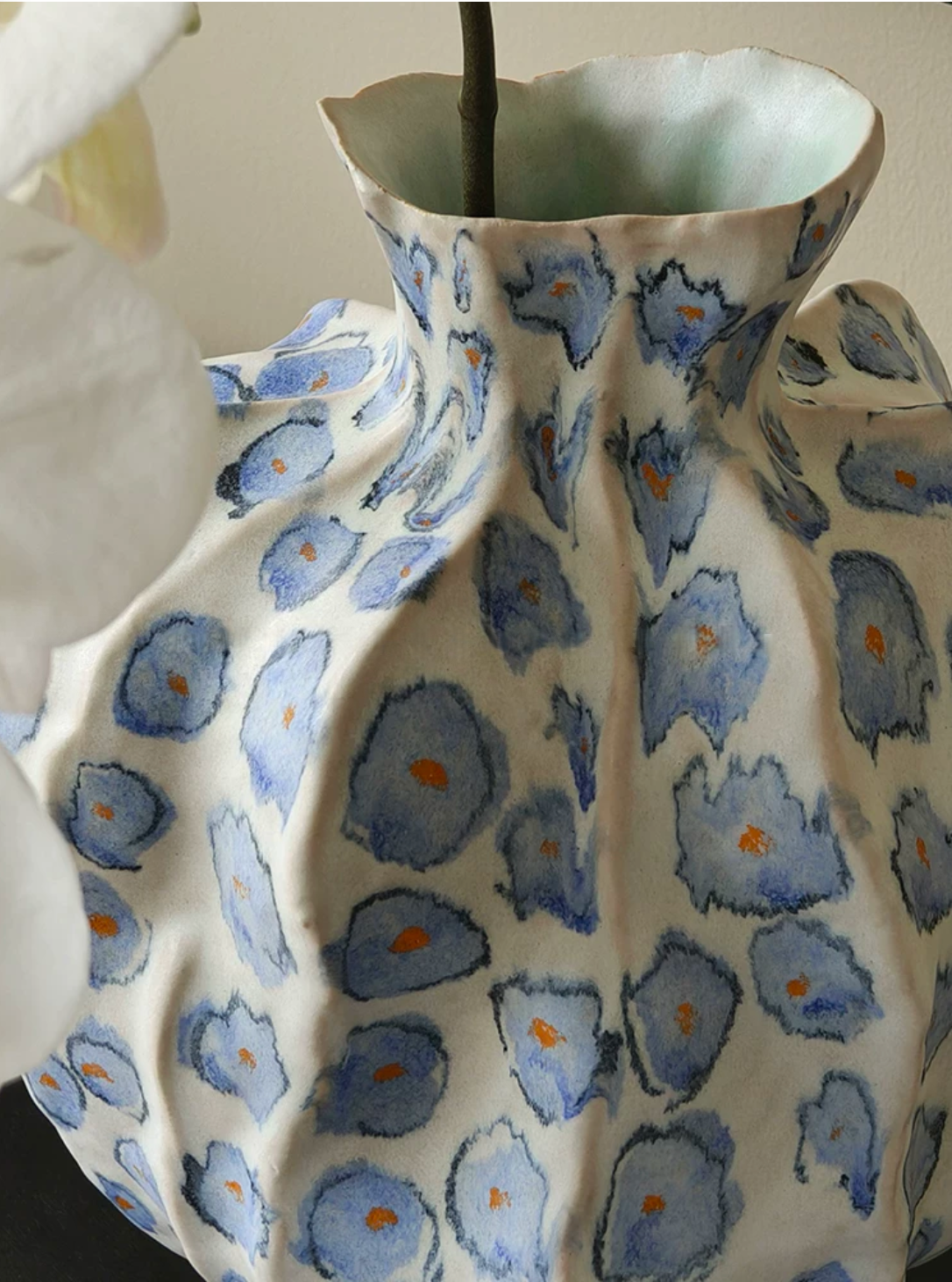 Blue Bloom Sculptural Vase Collection