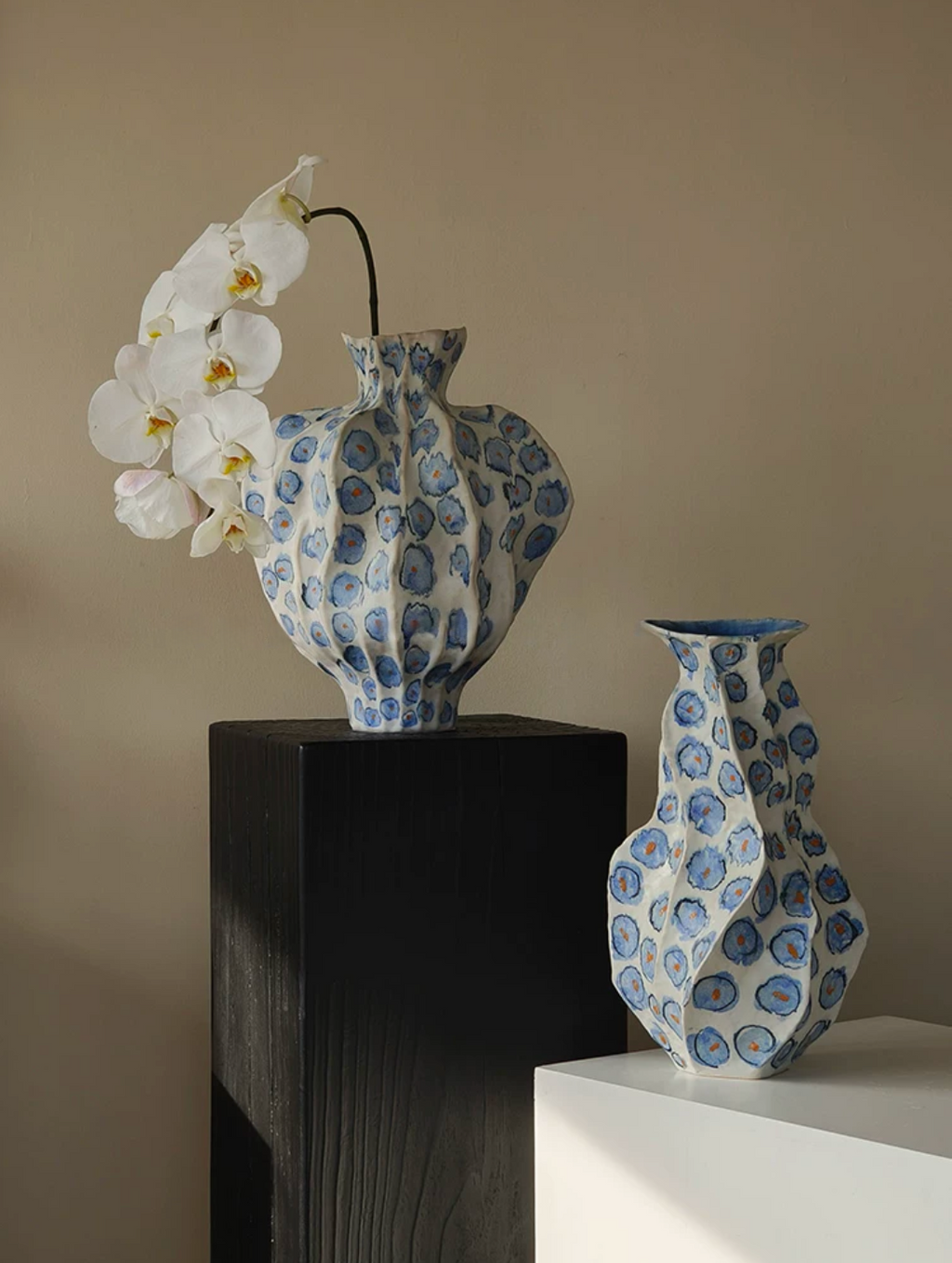 Blue Bloom Sculptural Vase Collection - image 1
