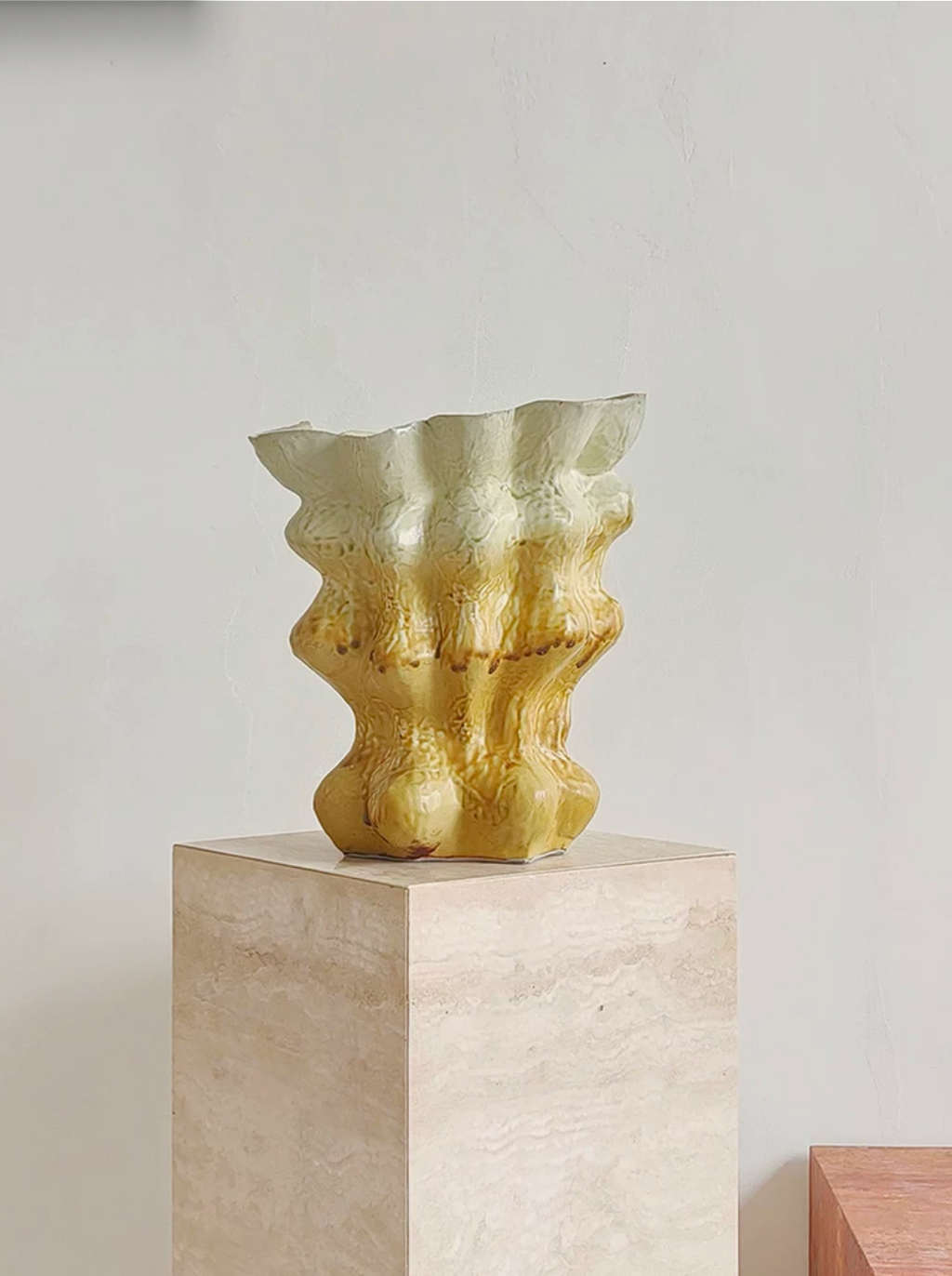 Sunlit Organic Ceramic Vase - image 4