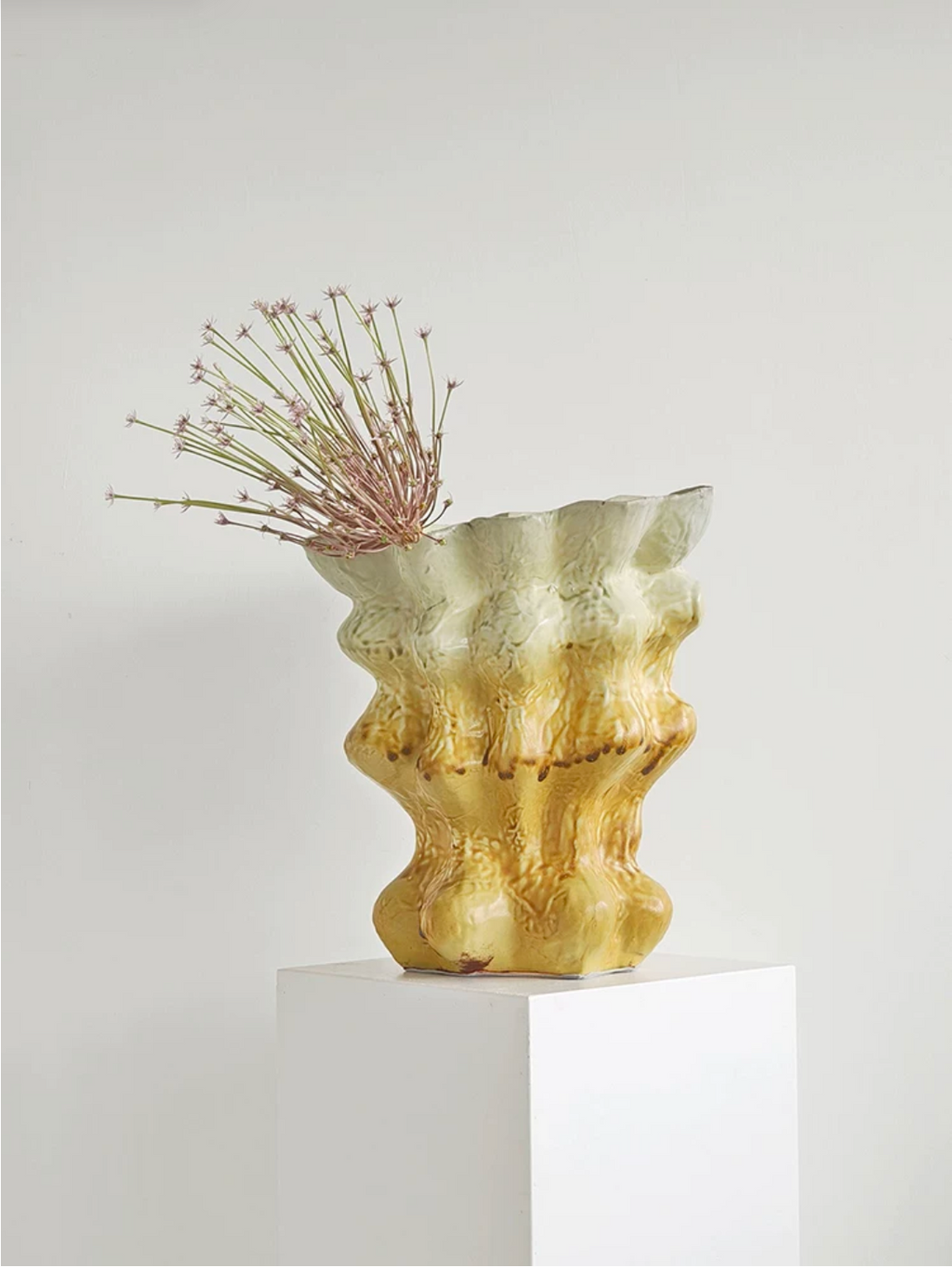Sunlit Organic Ceramic Vase - image 6