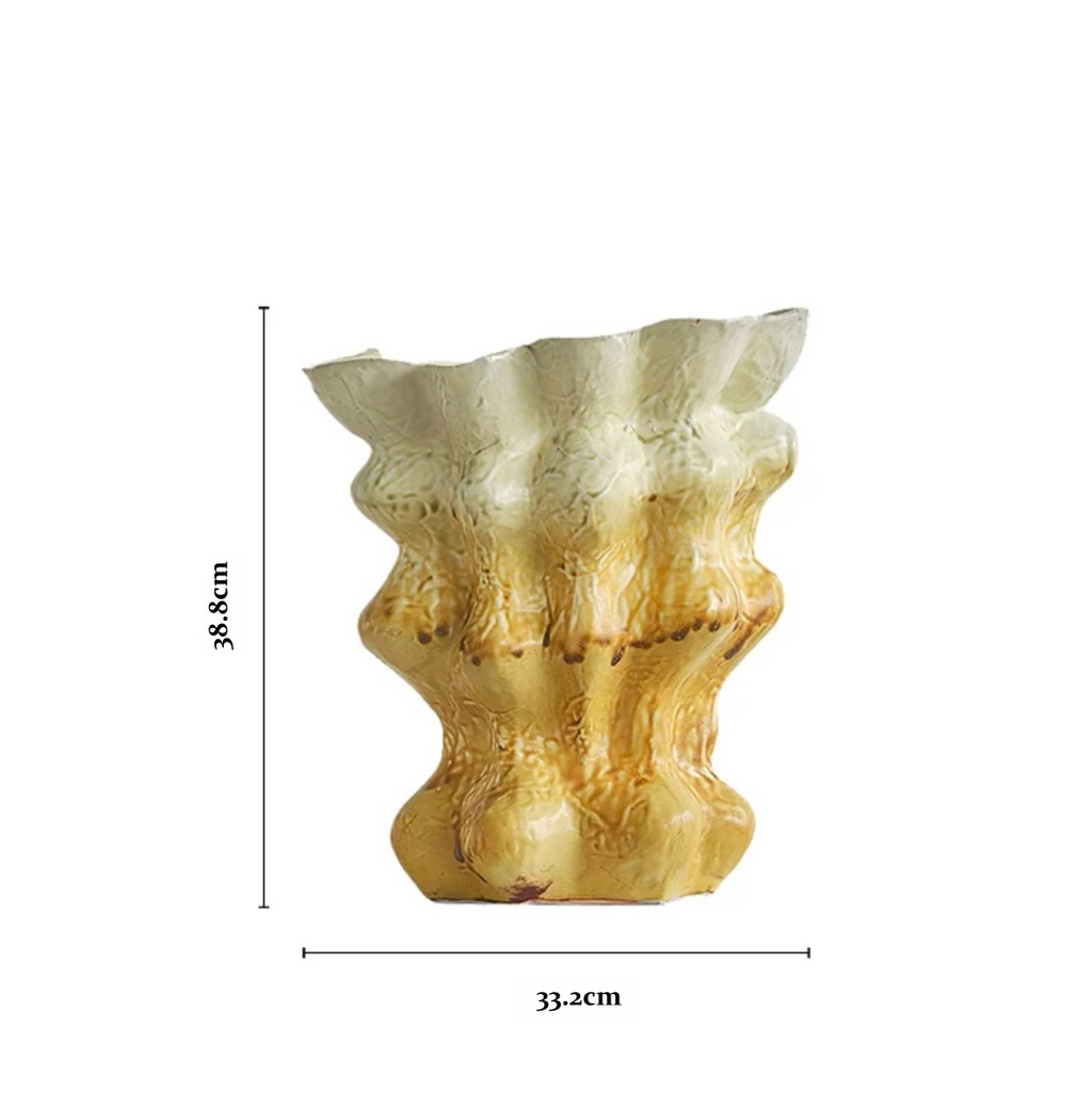 Sunlit Organic Ceramic Vase - image 7