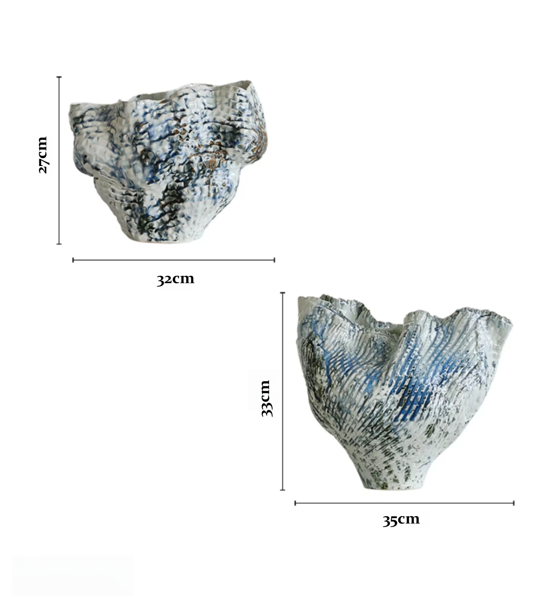 Reef Sculptural Ceramic Vase