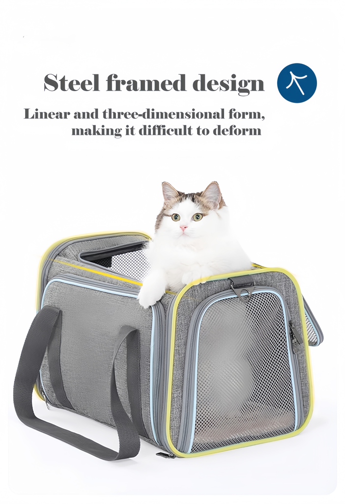 Expandable Pet Carrier for Cats and Small Dogs - image 4