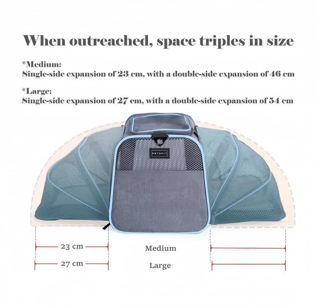 Expandable Pet Carrier for Cats and Small Dogs - image 8