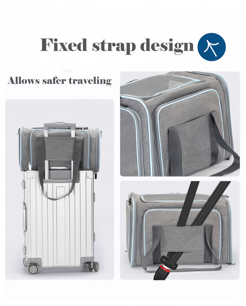Expandable Pet Carrier for Cats and Small Dogs - image 9
