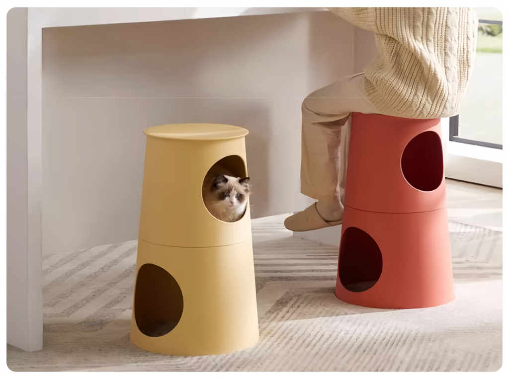 Multi-Use Cat Table for Work and Play - image 1