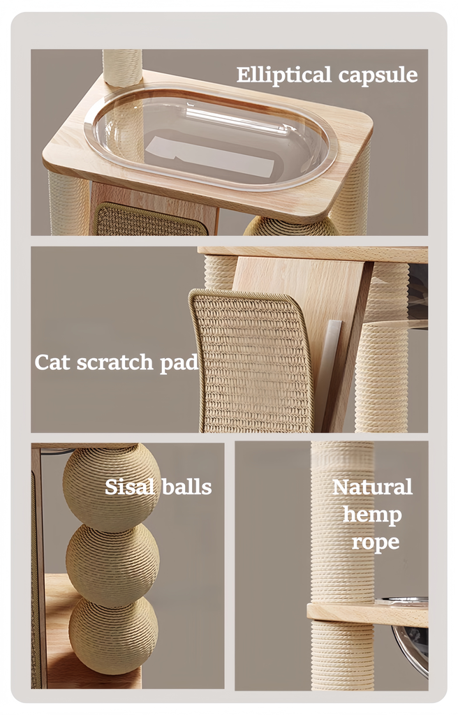 Cozy Cat Condo – All-in-One Tree for Climbing and Scratching - image 3