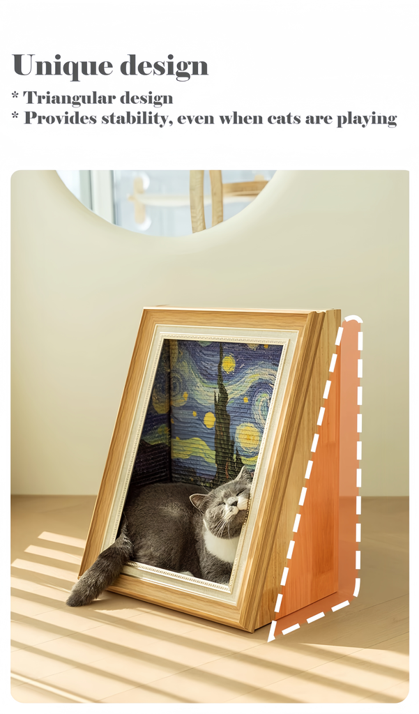 Decorative Art Cat Scratcher & Perch - image 3