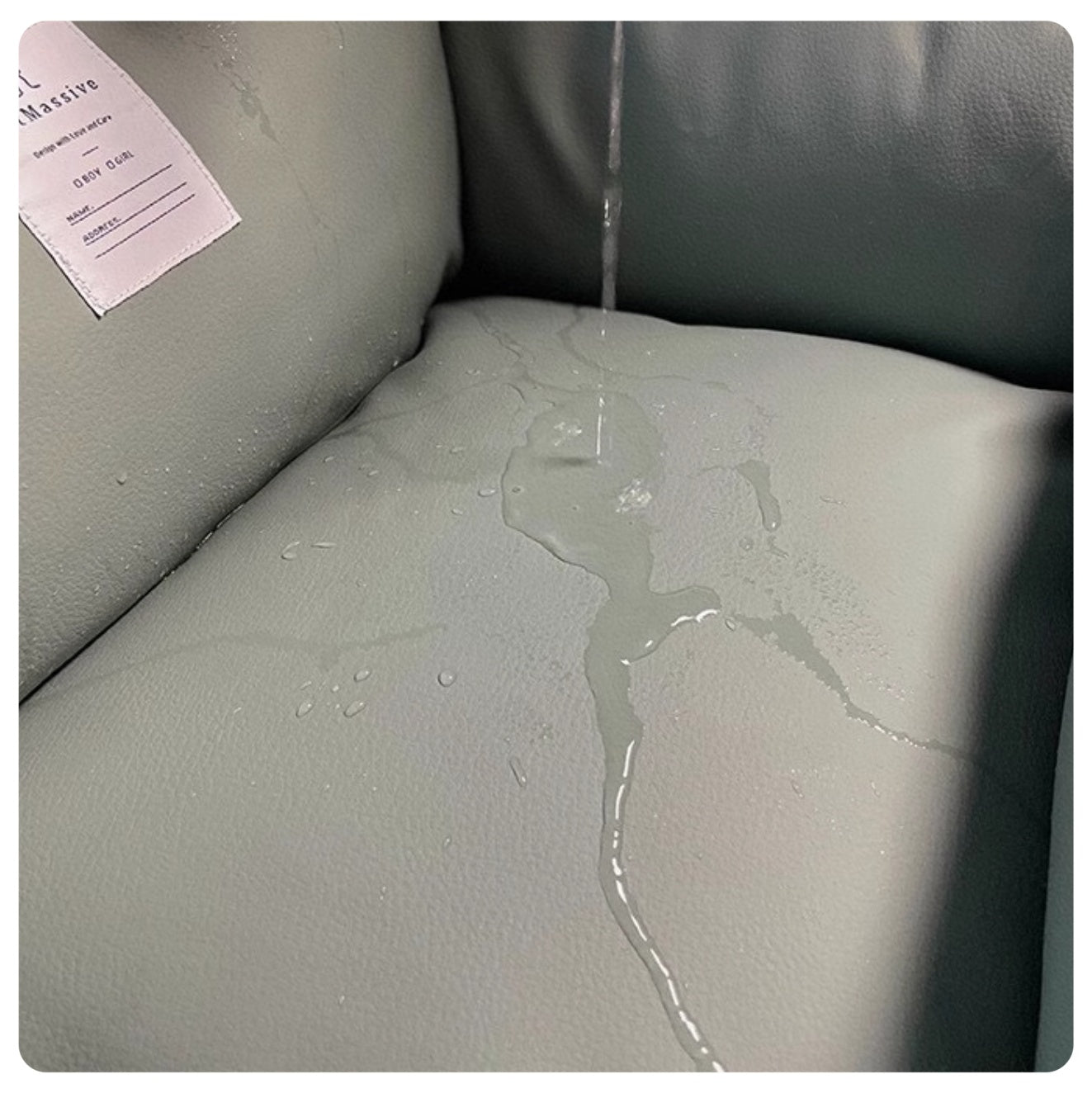 Blue duffel bag with straps on a white background