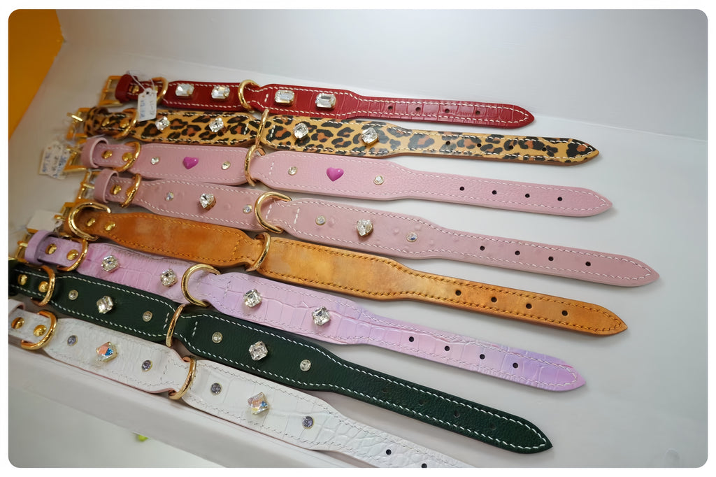 Customised & Handmade Luxury Leather Pet Collars - image 17