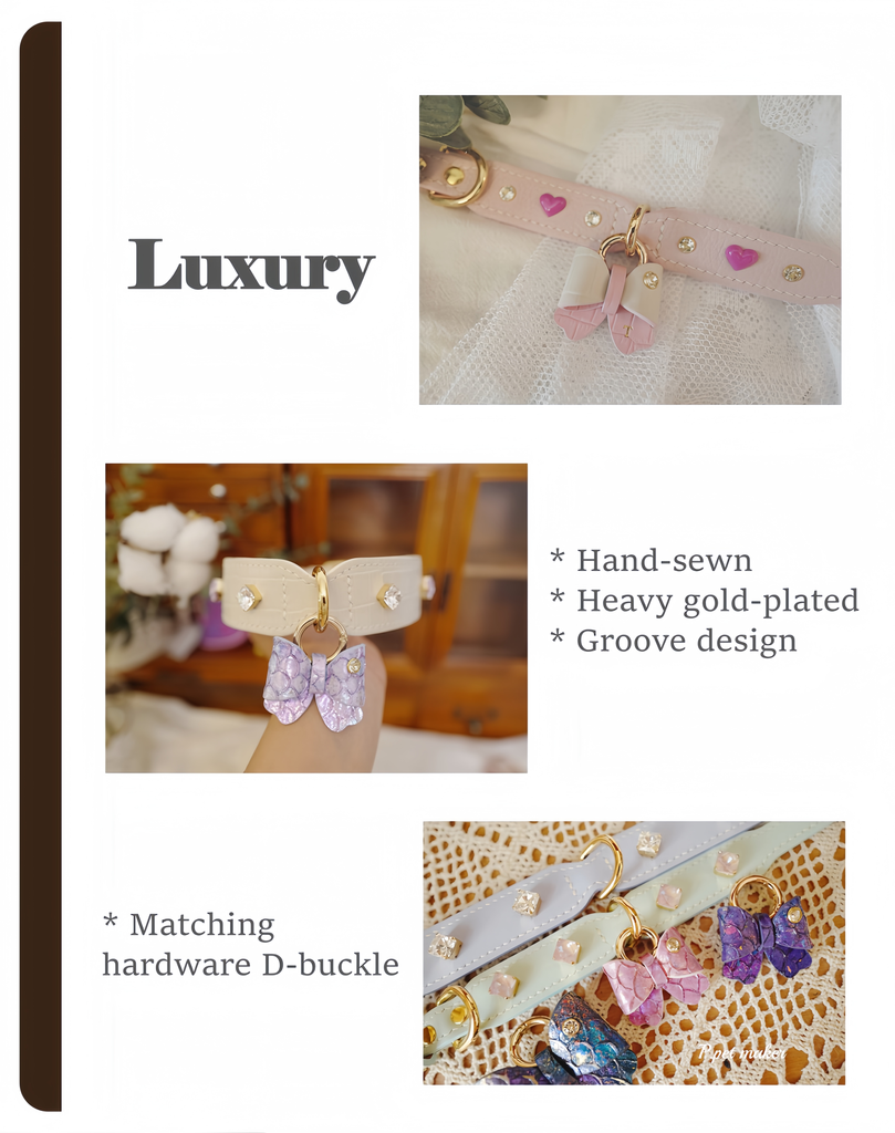 Customised & Handmade Luxury Leather Pet Collars - image 6