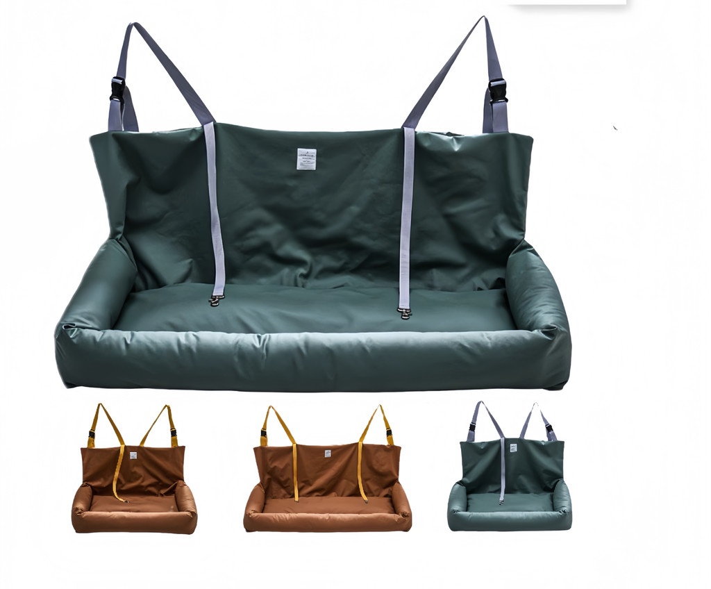 Leather Pet Car Seat for Dogs & Cats - image 1