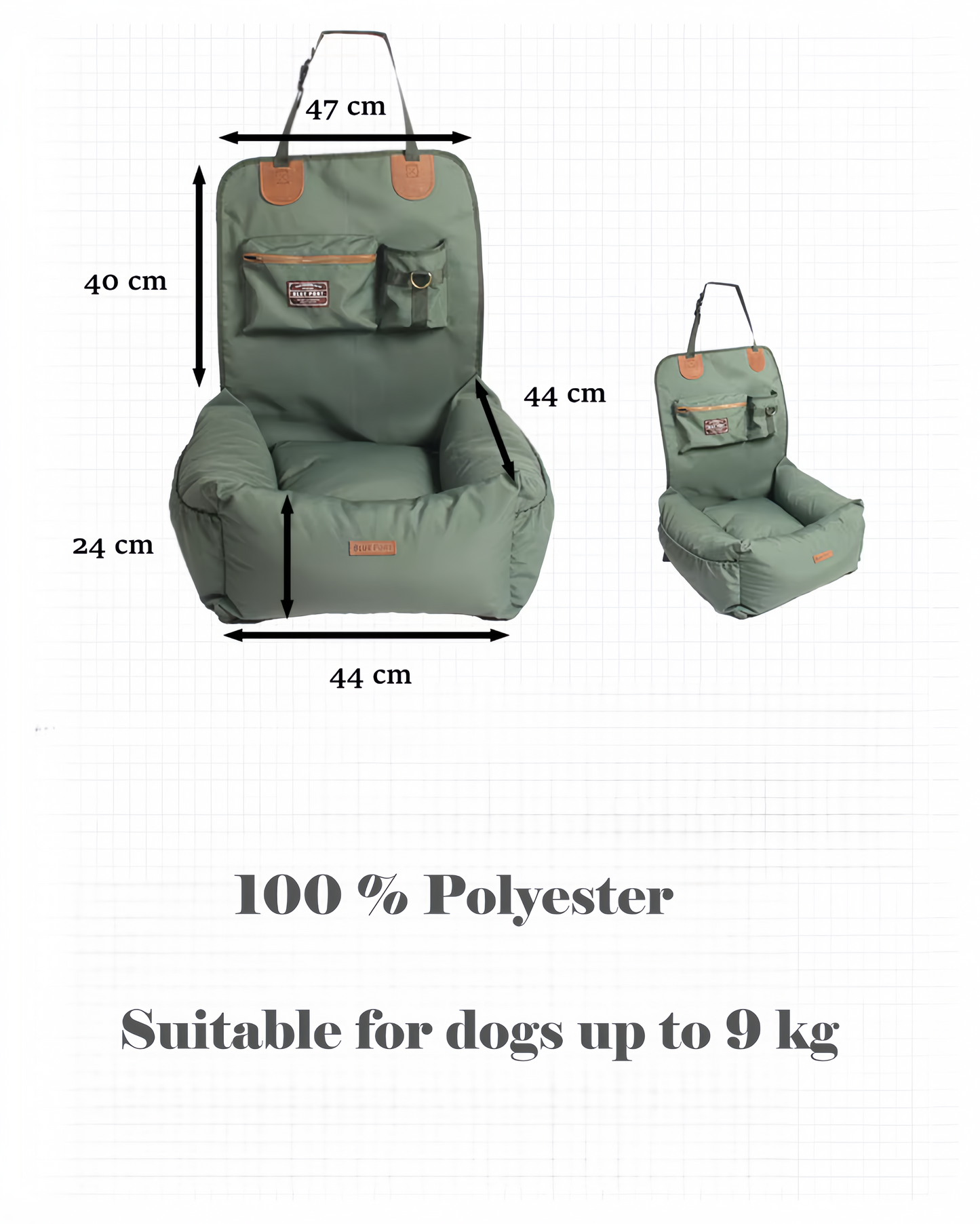 Cordura Fabric Pet Car Seat